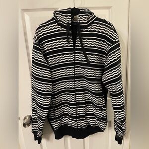 Black Scale Zip-Up Jacket/Hoodie - HARD TO FIND - SOLD OUT EVERYWHERE